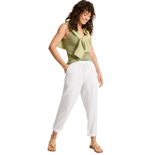 Two Palms Tapered Linen Pants