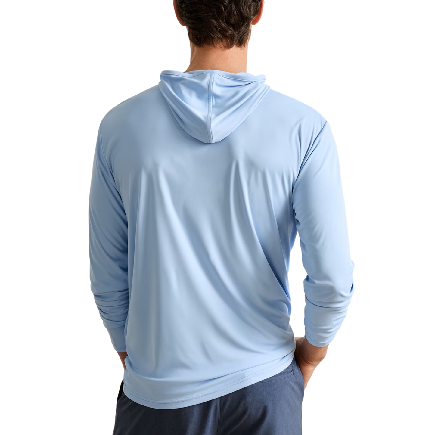 Featherweight Performance Sun Shirt Hoodie - Cottage Blue