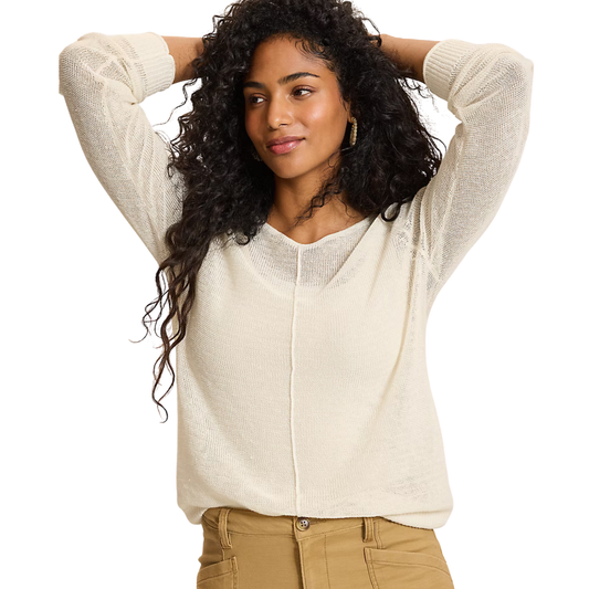Cedar Linen Bateau Sweater