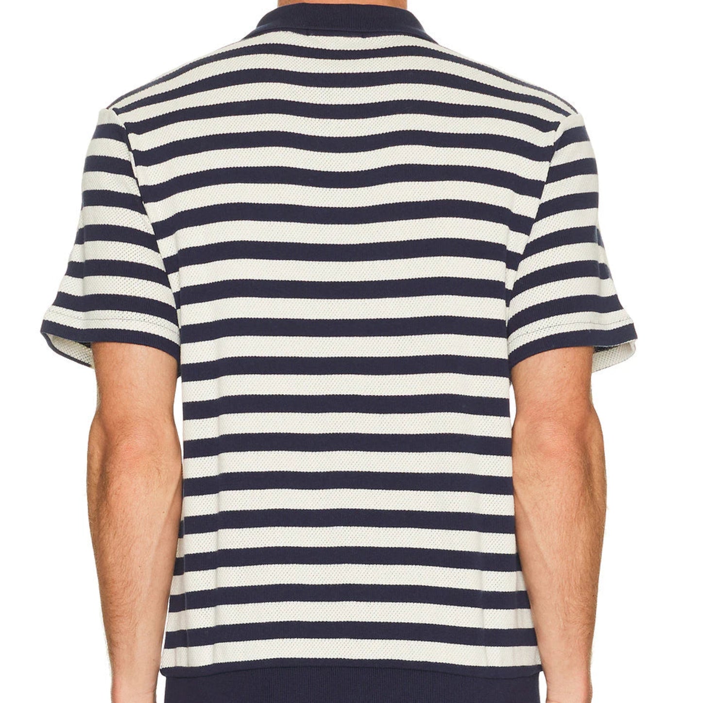 SS Cotton Club Stripe Textured Polo