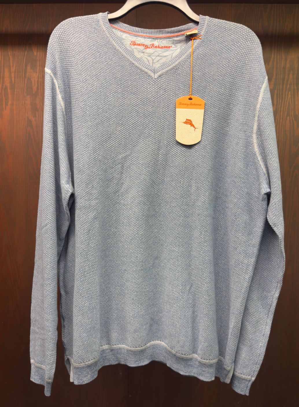 Seaside Avenue V-Neck Cotton Sweater