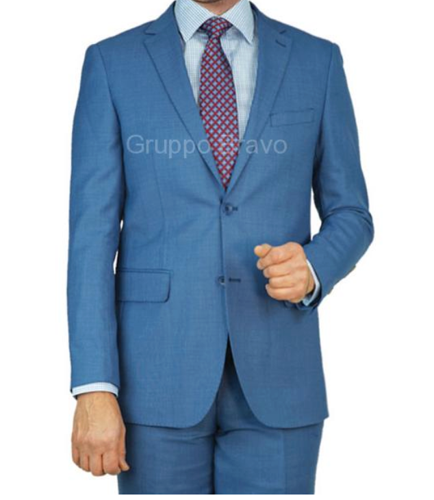Mantoni Blue Textured