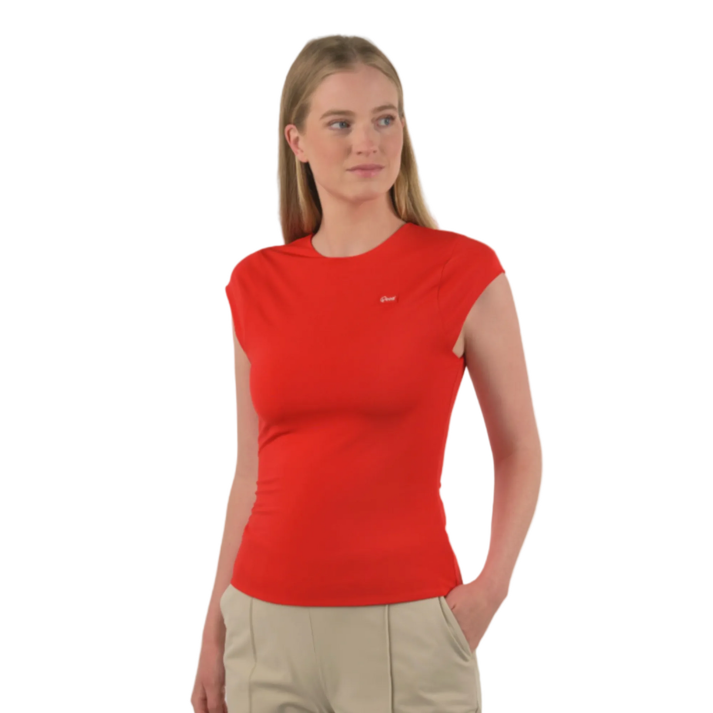 That's Fire Cap Sleeve Top
