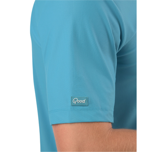 Ocean Eyes Textured Polo