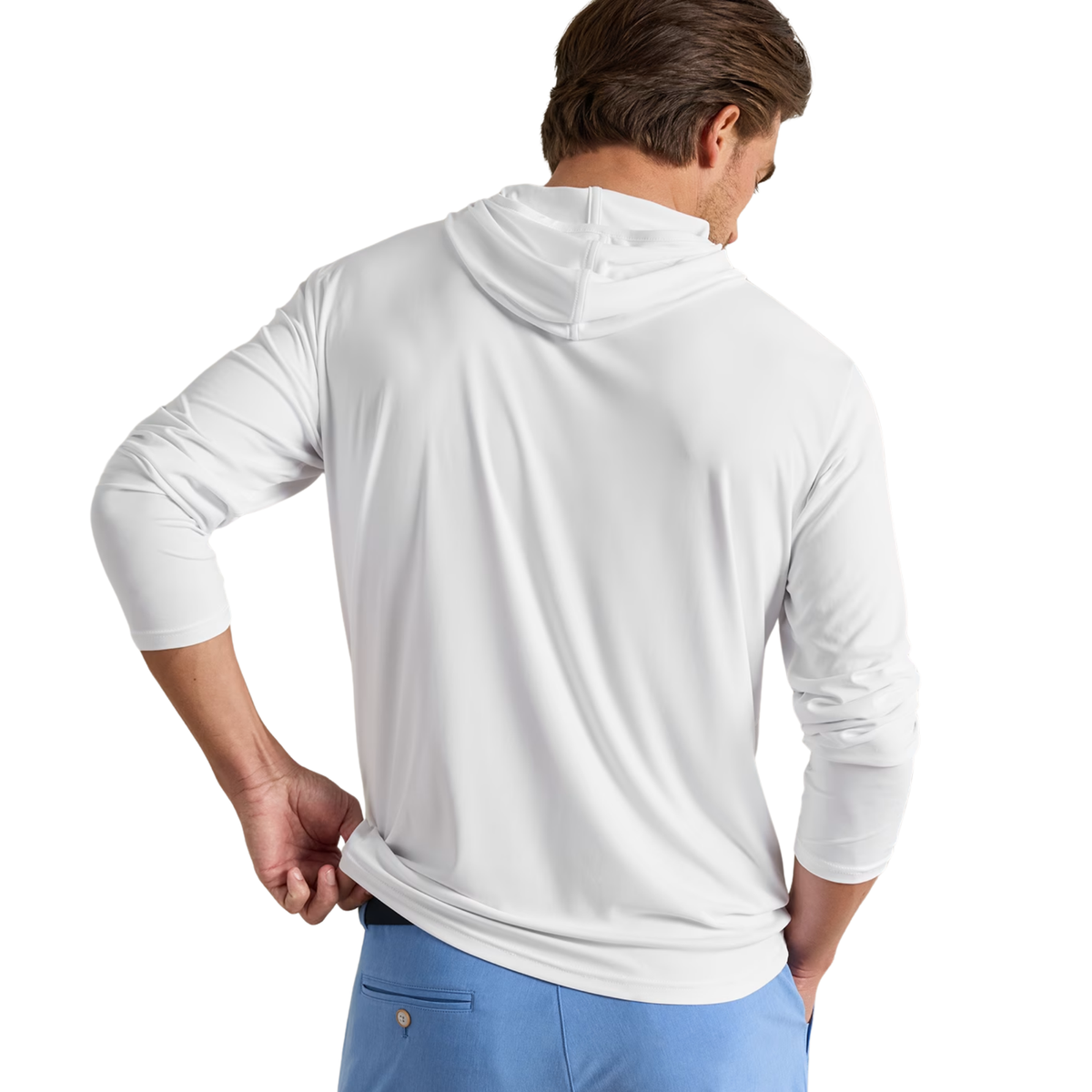 Featherweight Performance Sun Shirt Hoodie - White