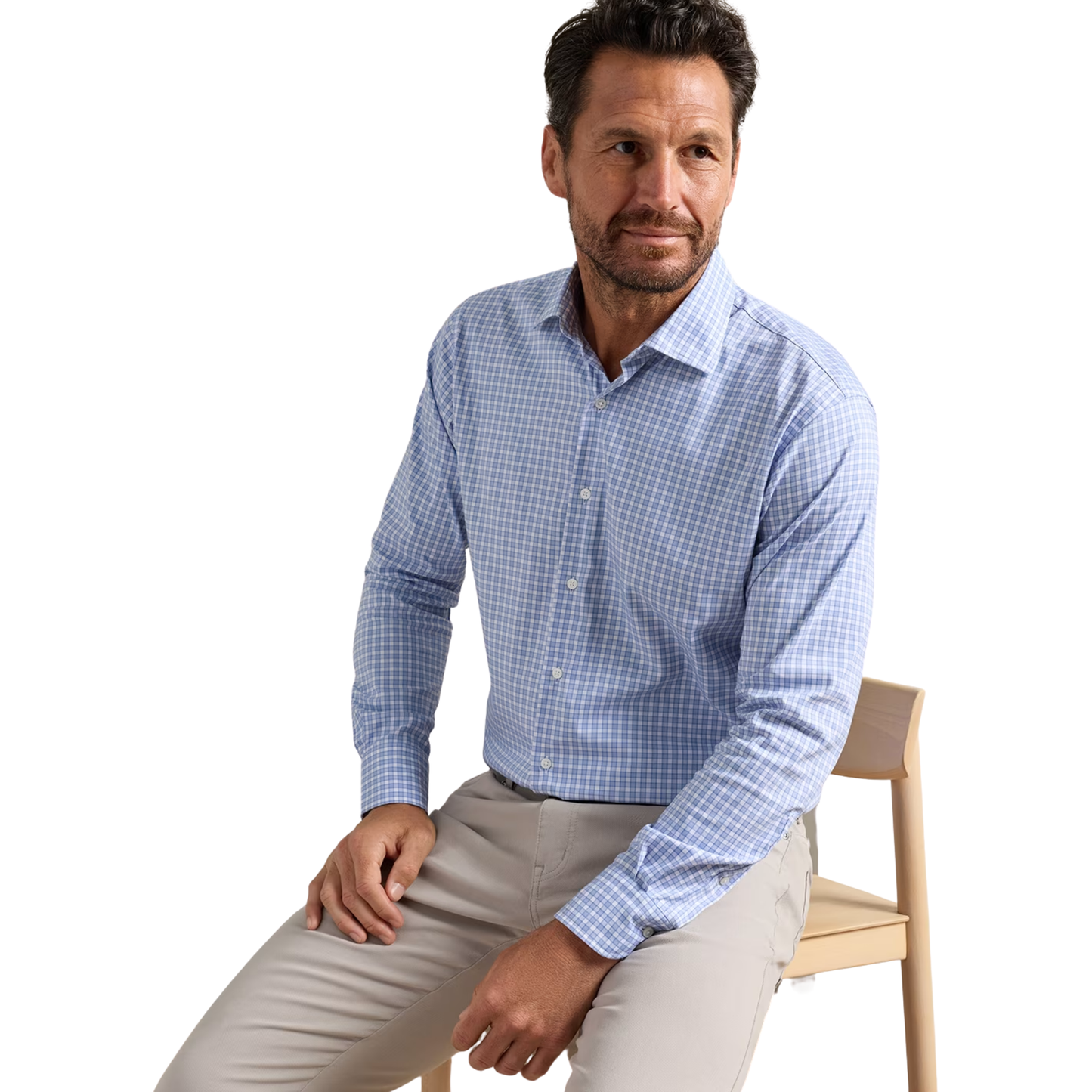 Atlas Crown Lite Cotton-Stretch Sport Shirt