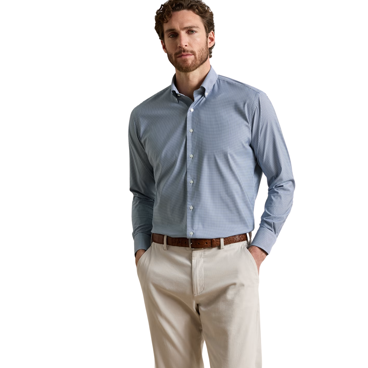 Leo Performance Twill Sport Shirt