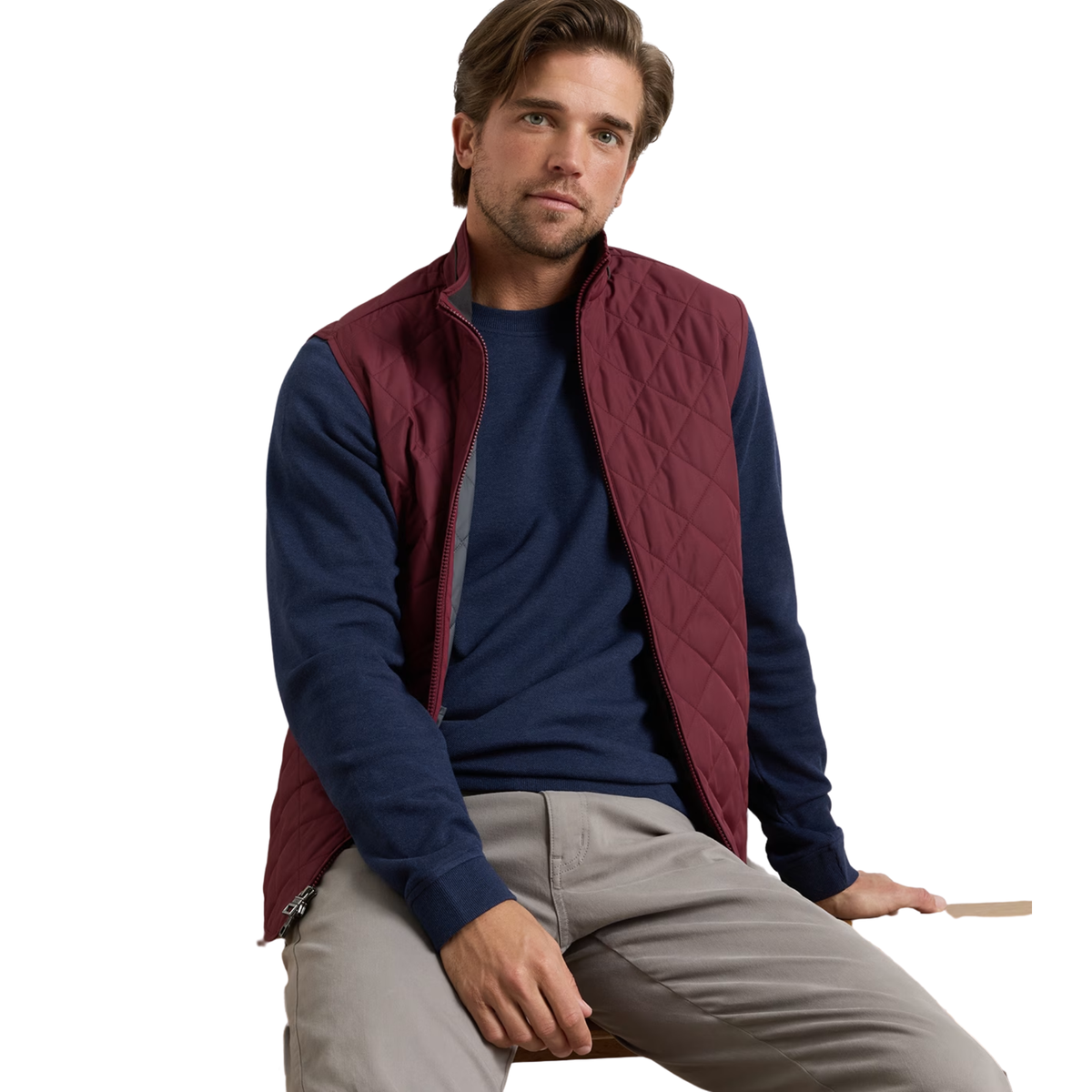 Essex Vest - Bordeaux