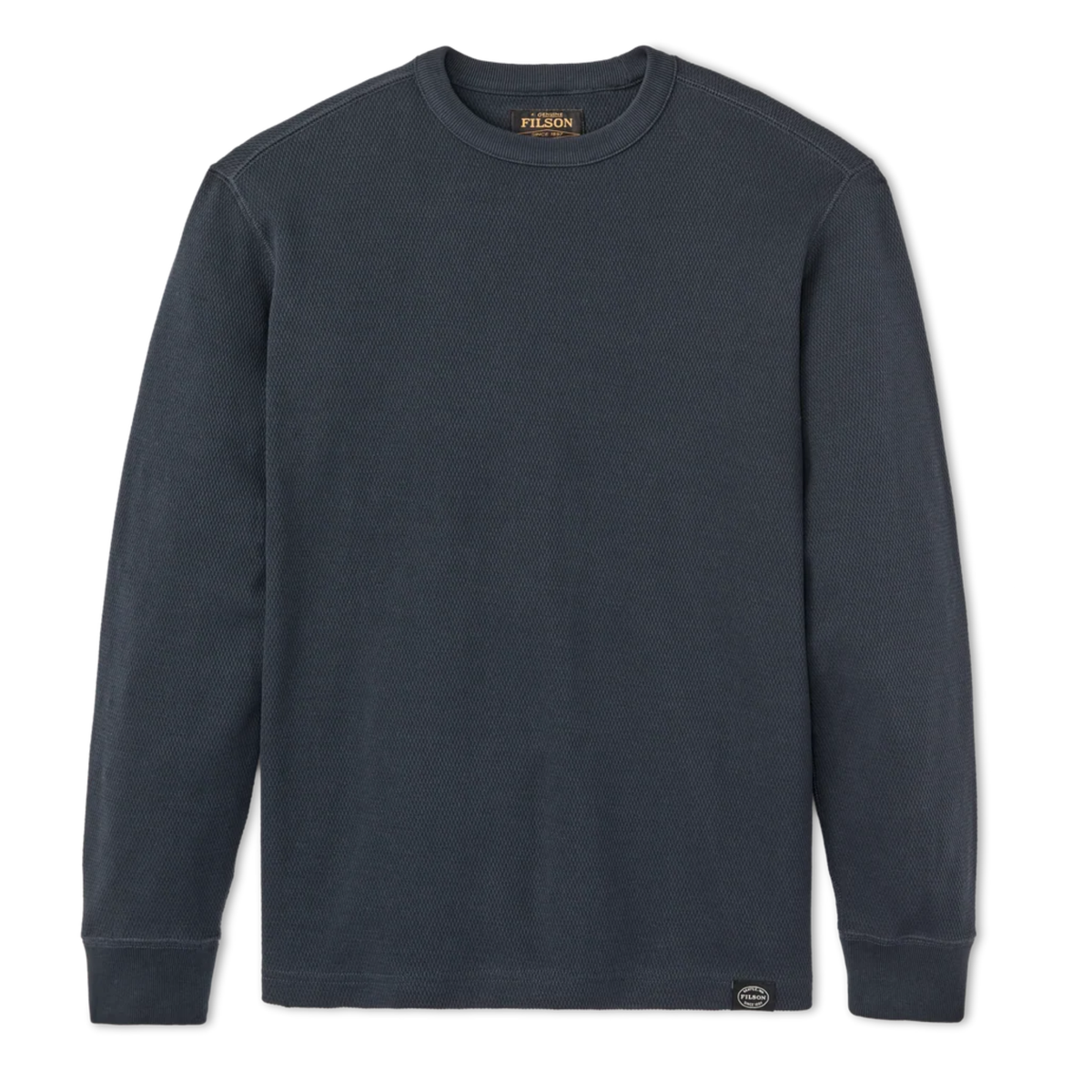Waffle Knit Thermal Crewneck