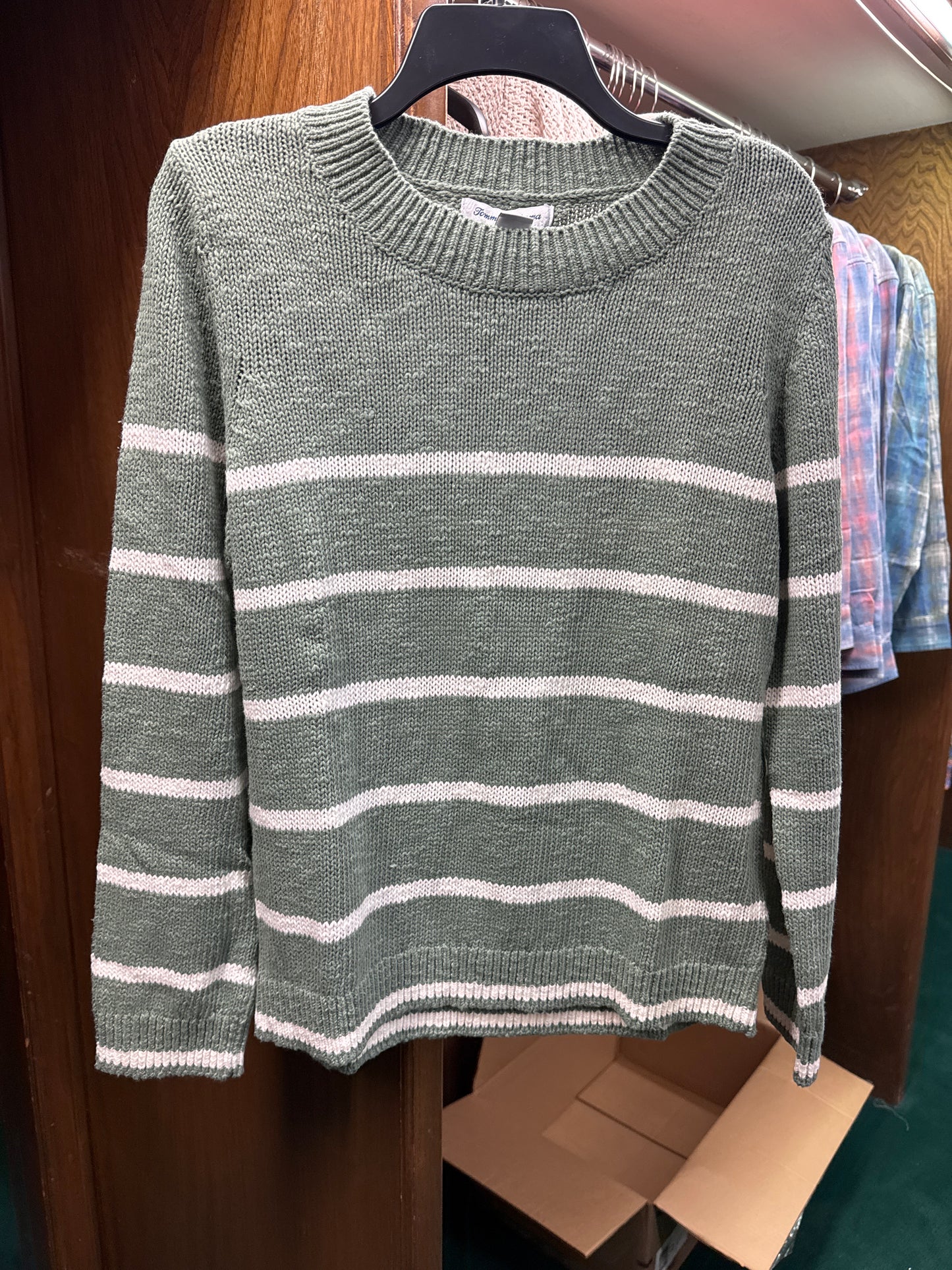 Surf Shore Cotton Stripe Crew