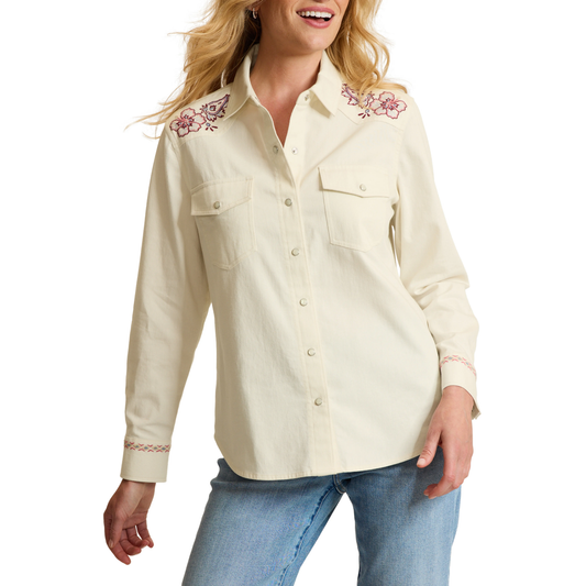 Bandana Bay Emb Ecru Shirt