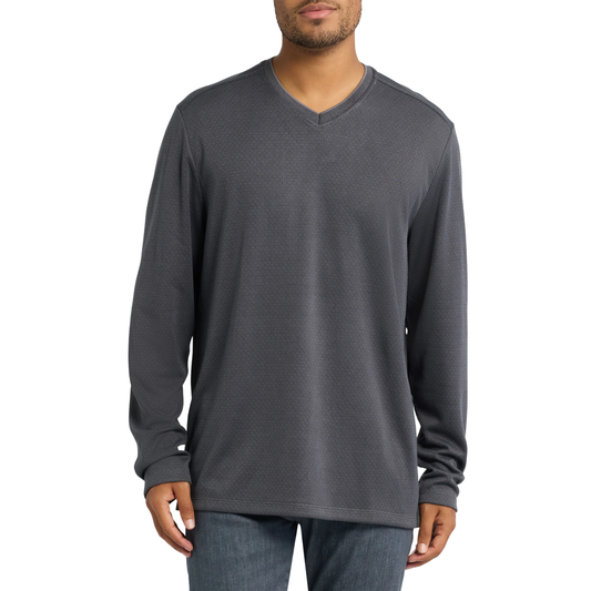 Keyport Diamond V-Neck LS T-Shirt