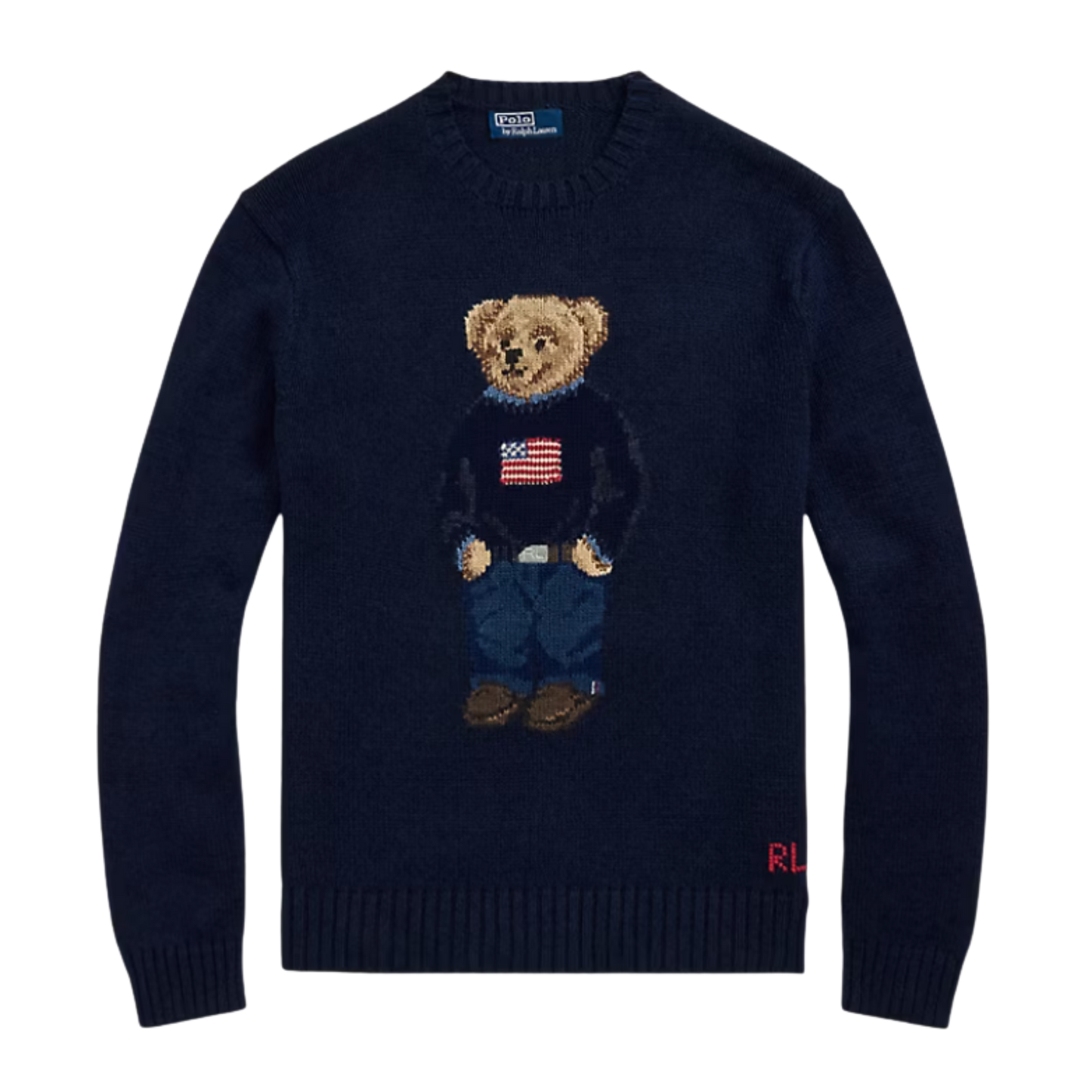 American Flag Polo Bear Sweater