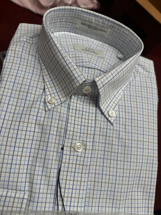 Small Check w/ Placket Stay