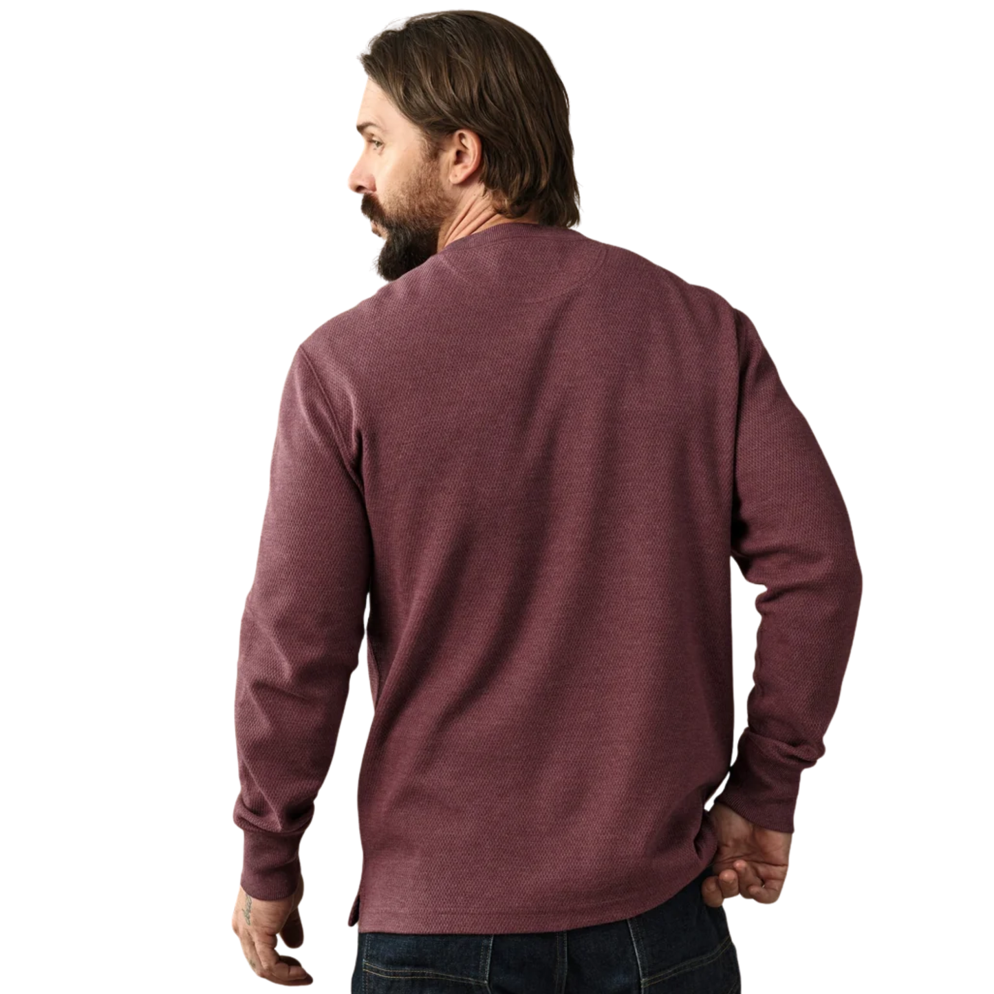 Waffle Knit Henley