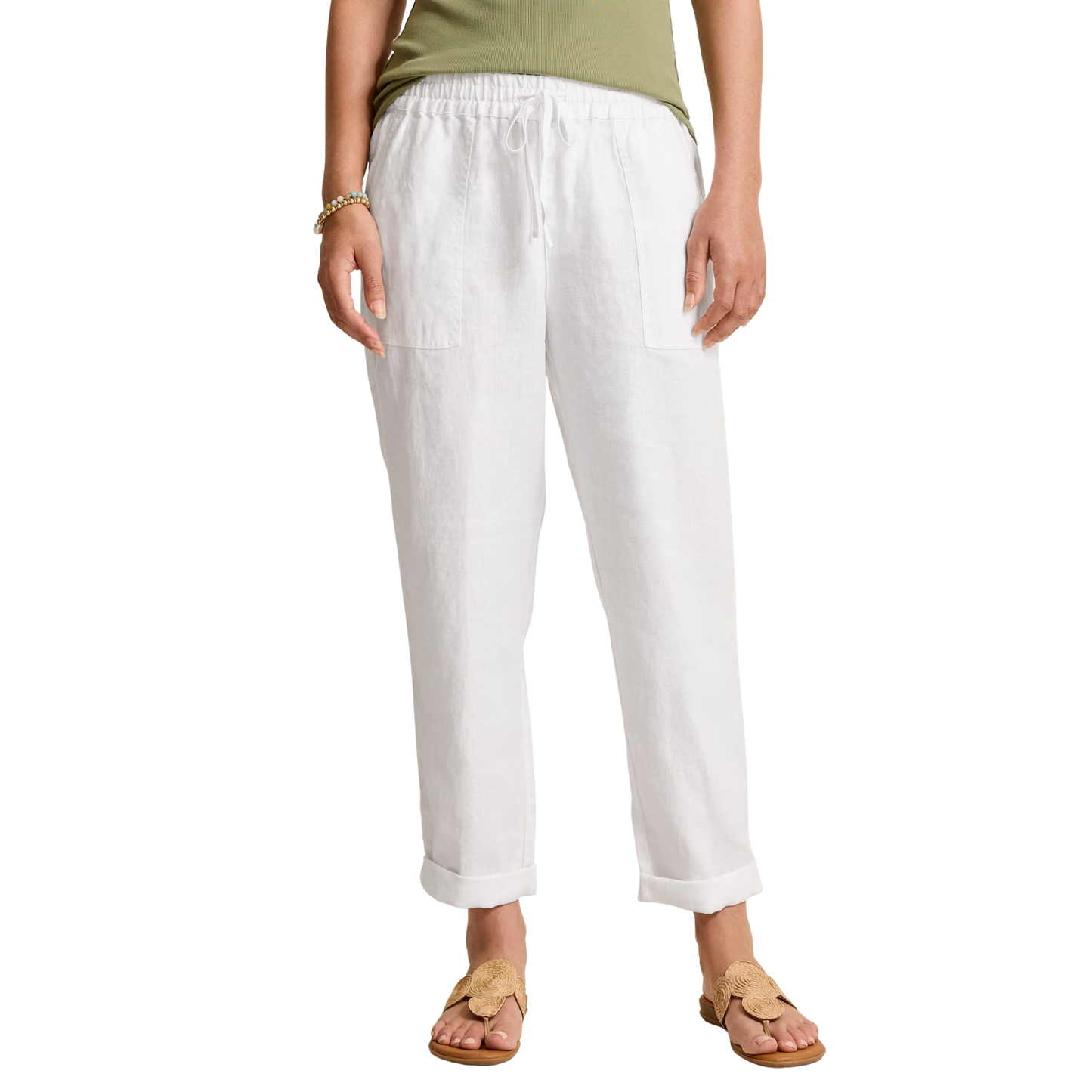 Two Palms Tapered Linen Pants