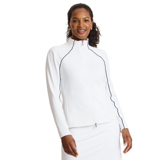 Aubrey Piped Full Zip