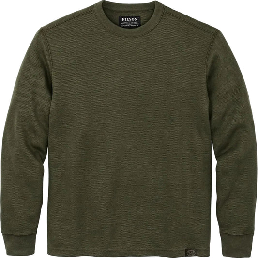 Waffle Knit Thermal Crewneck