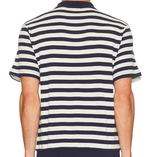 SS Cotton Club Stripe Textured Polo