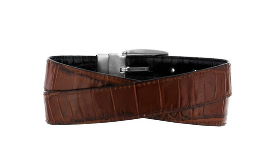 Reversible Croco Belt