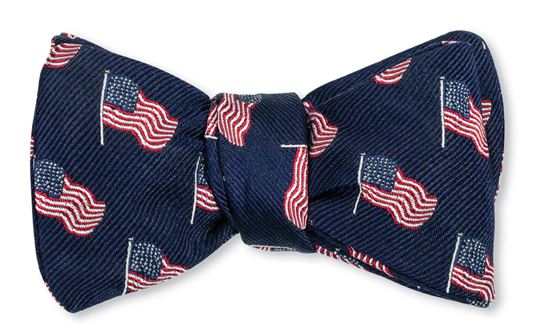 American Flag Bowtie
