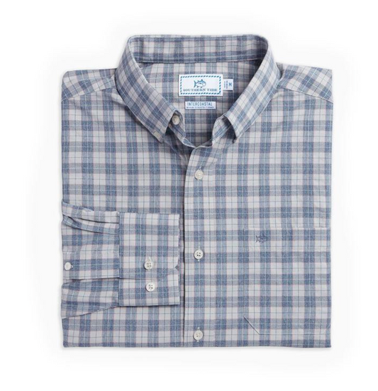 Intercoastal Cast Plaid Performance Sportshirt