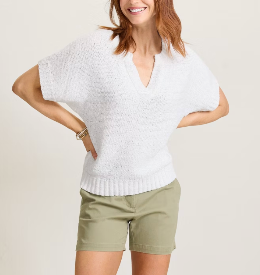 Harbor Pebble SS Sweater