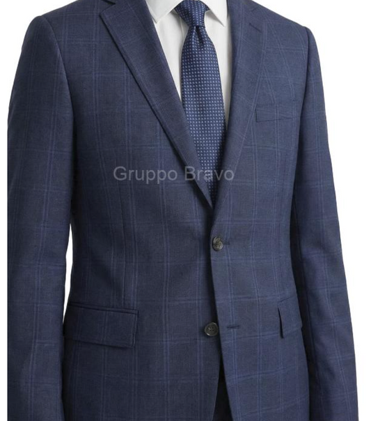 Mantoni Navy Plaid