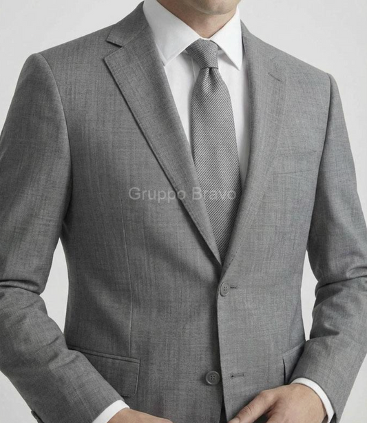 Mantoni Lt. Grey Sharkskin