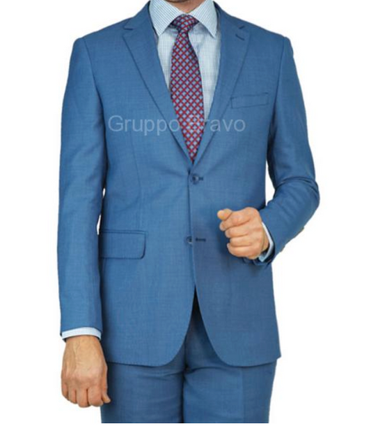 Mantoni Blue Textured