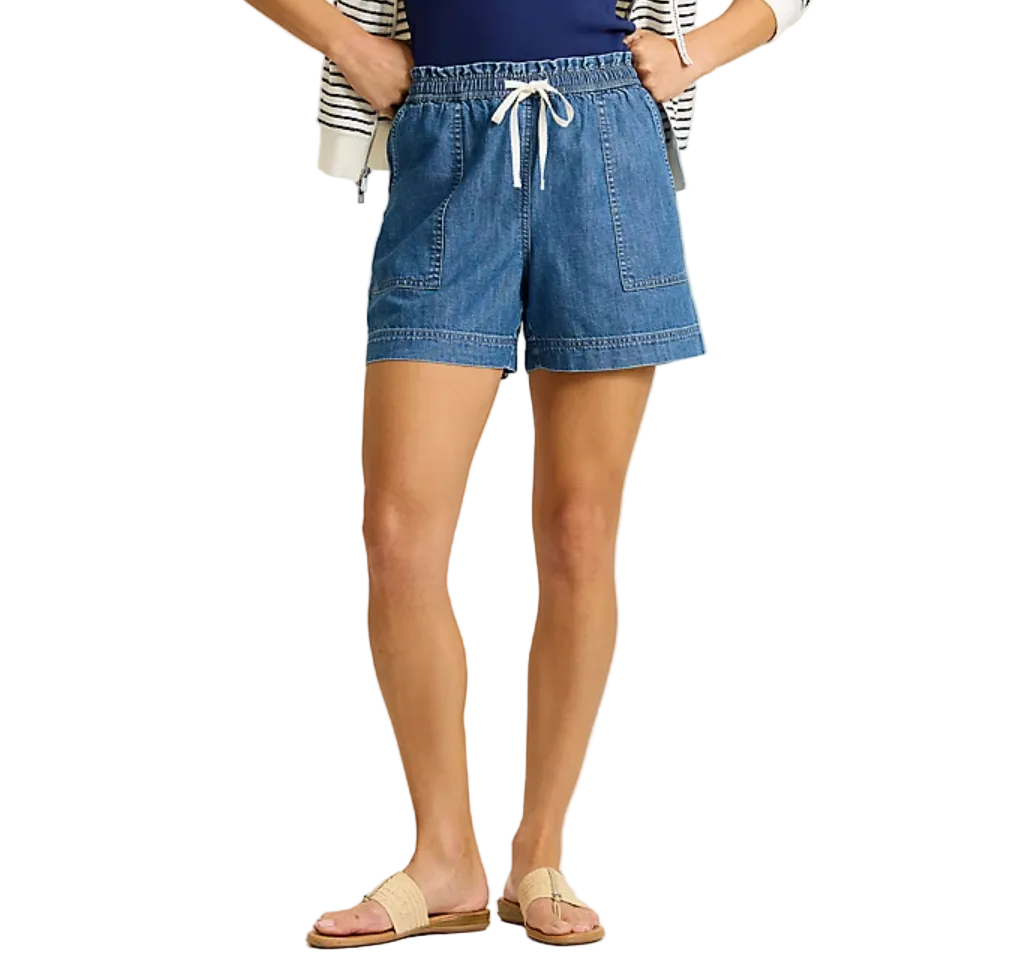 Lightweight Denim Shorts 5in
