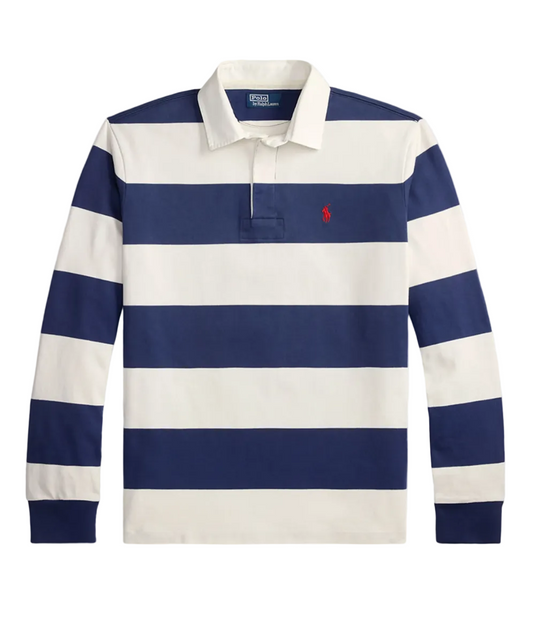 Iconic Stripe LS Rugby Shirt