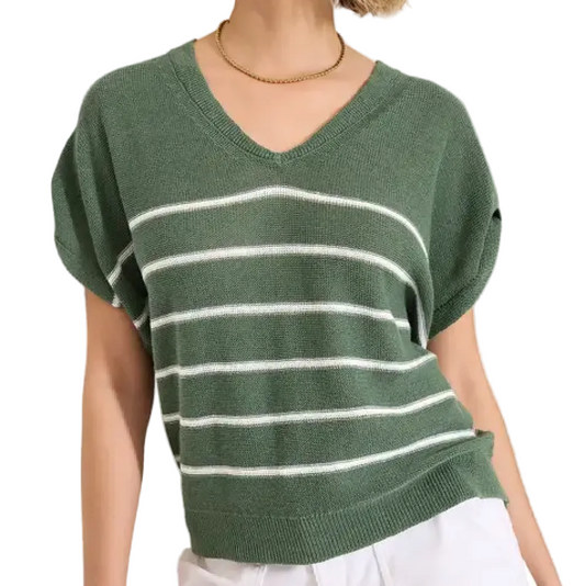 Lakes Edge Linen/Cotton Sweater