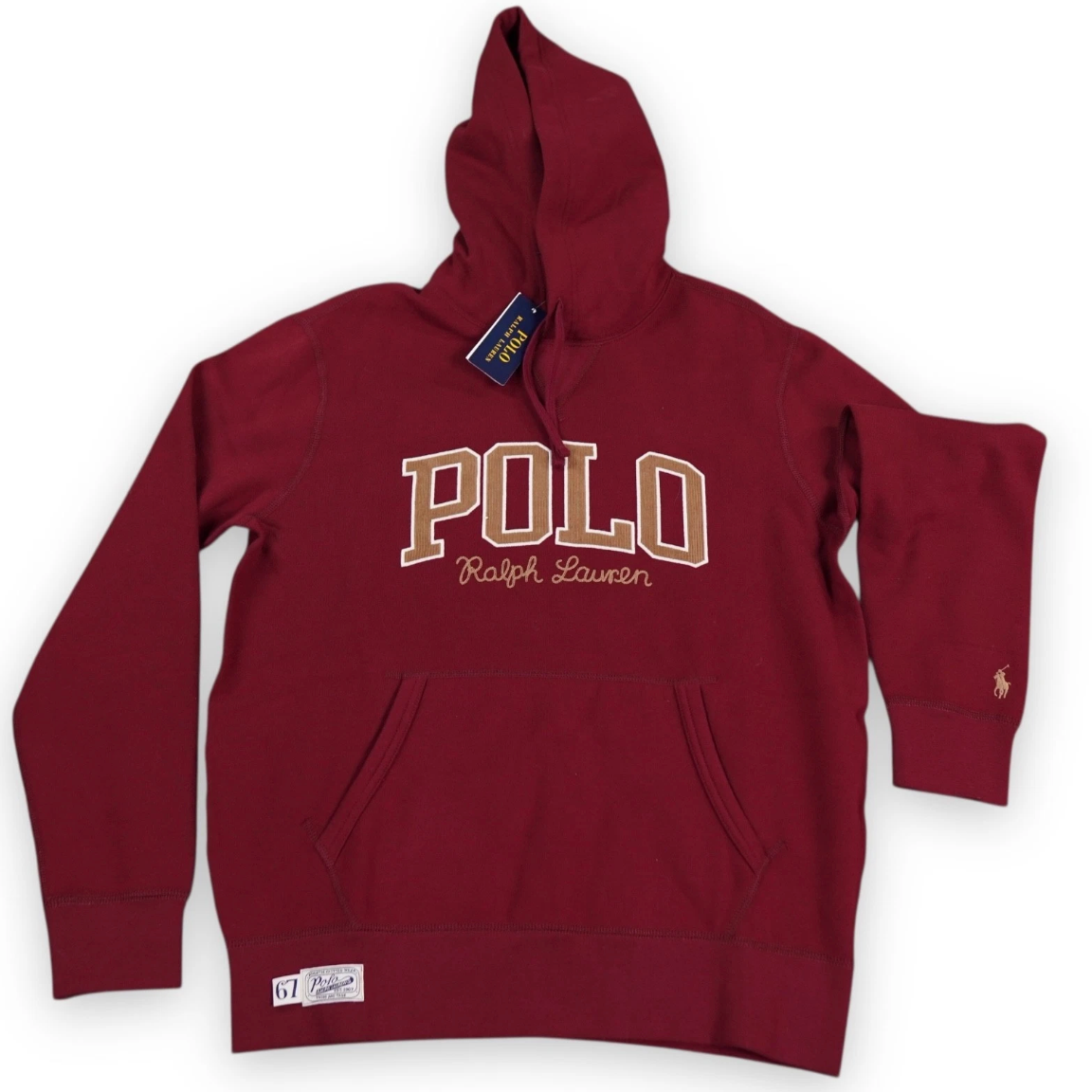 The RL Fleece Logo Hoodie Script Preppy 67 Pony