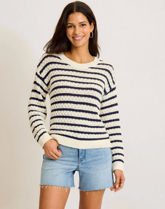 Pebblestone Bay Stripe Crew
