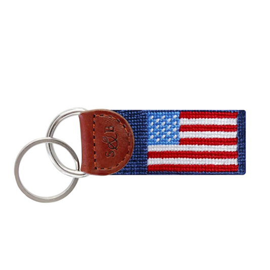 American Flag Key Fob