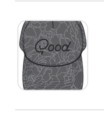 Grey Gloss Rope Hat