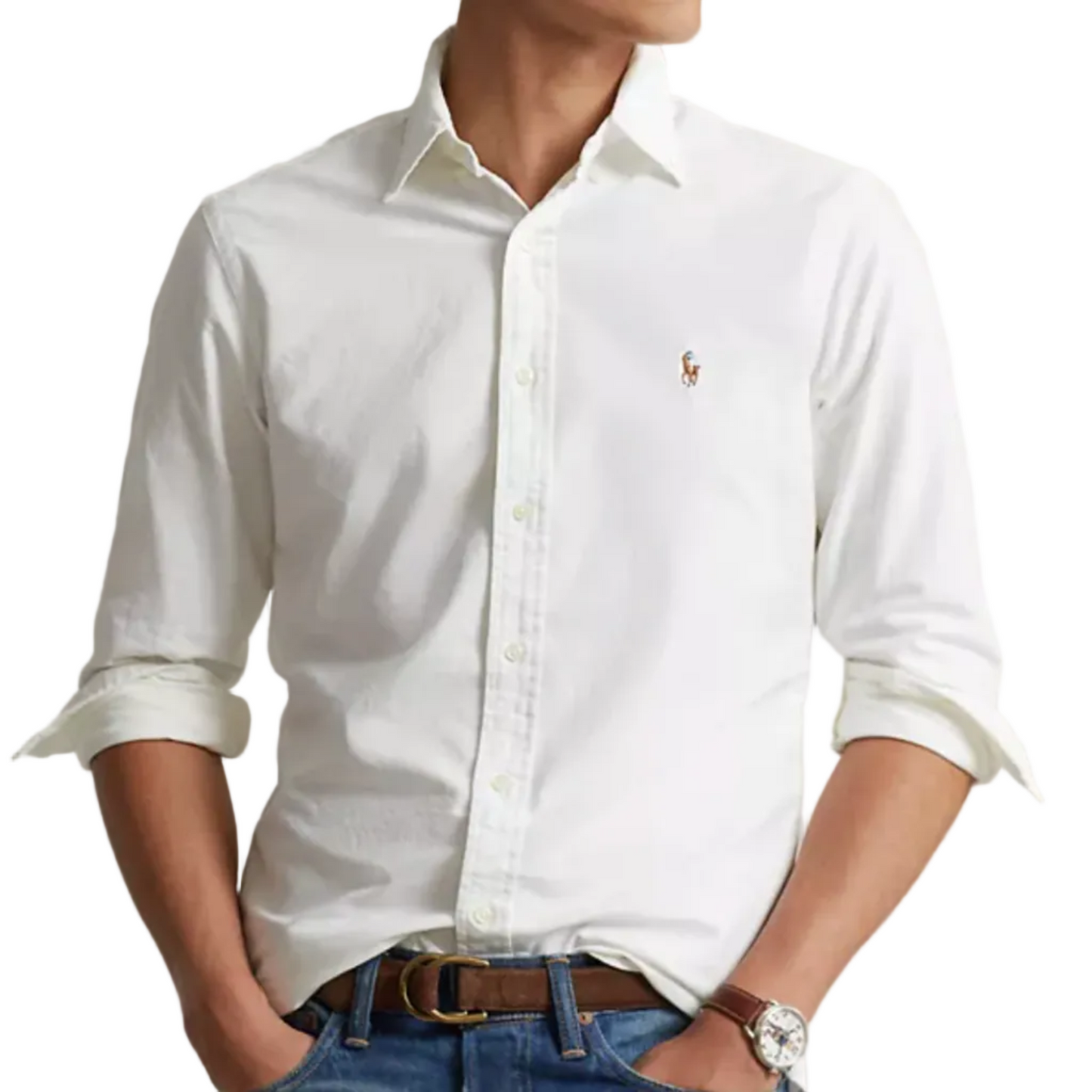 Long-Sleeve Oxford Shirt