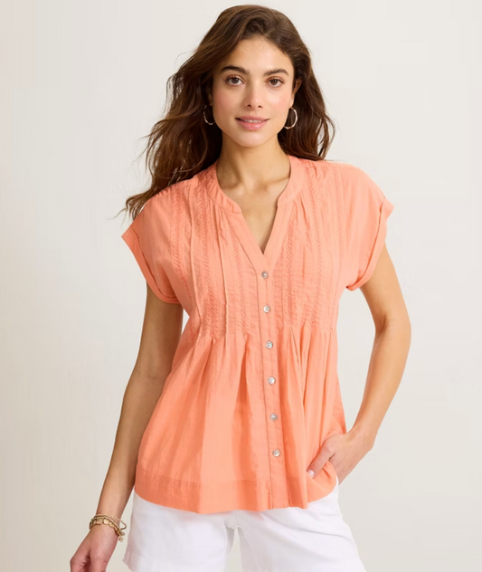 Voile Voyage Cross-Stitch Blouse