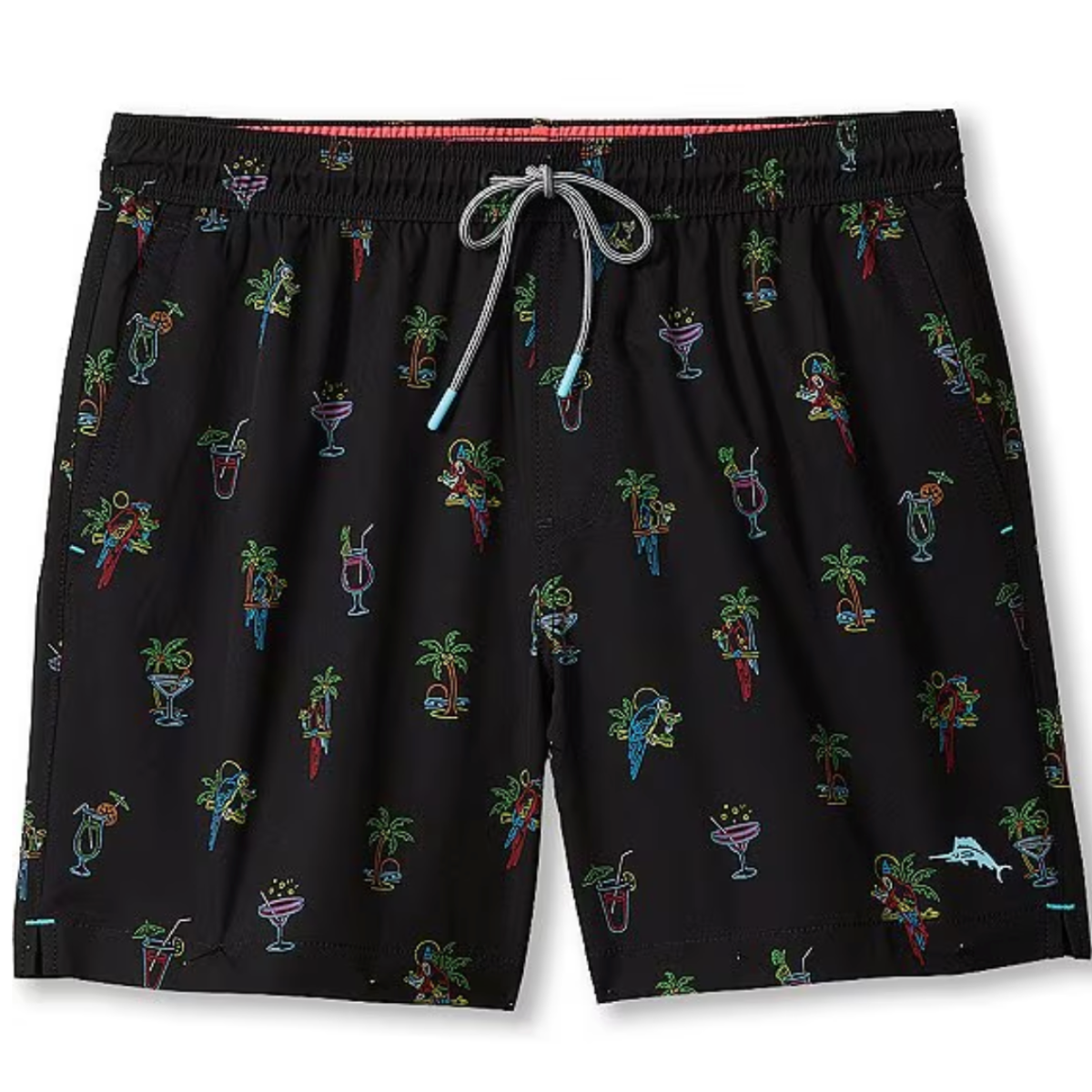 Neon Sips 6" Swim Trunks