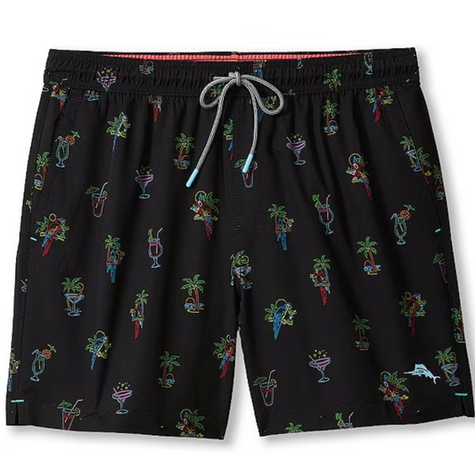 Neon Sips 6" Swim Trunks