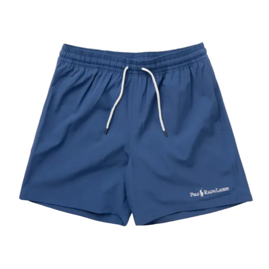 Embroidered Woven Swim Trunk