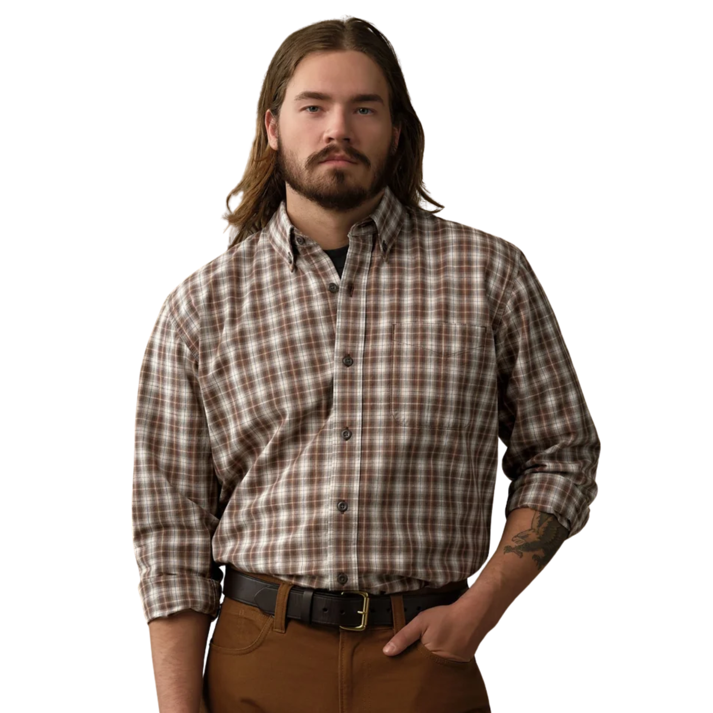 Chambray Button-Down Shirt