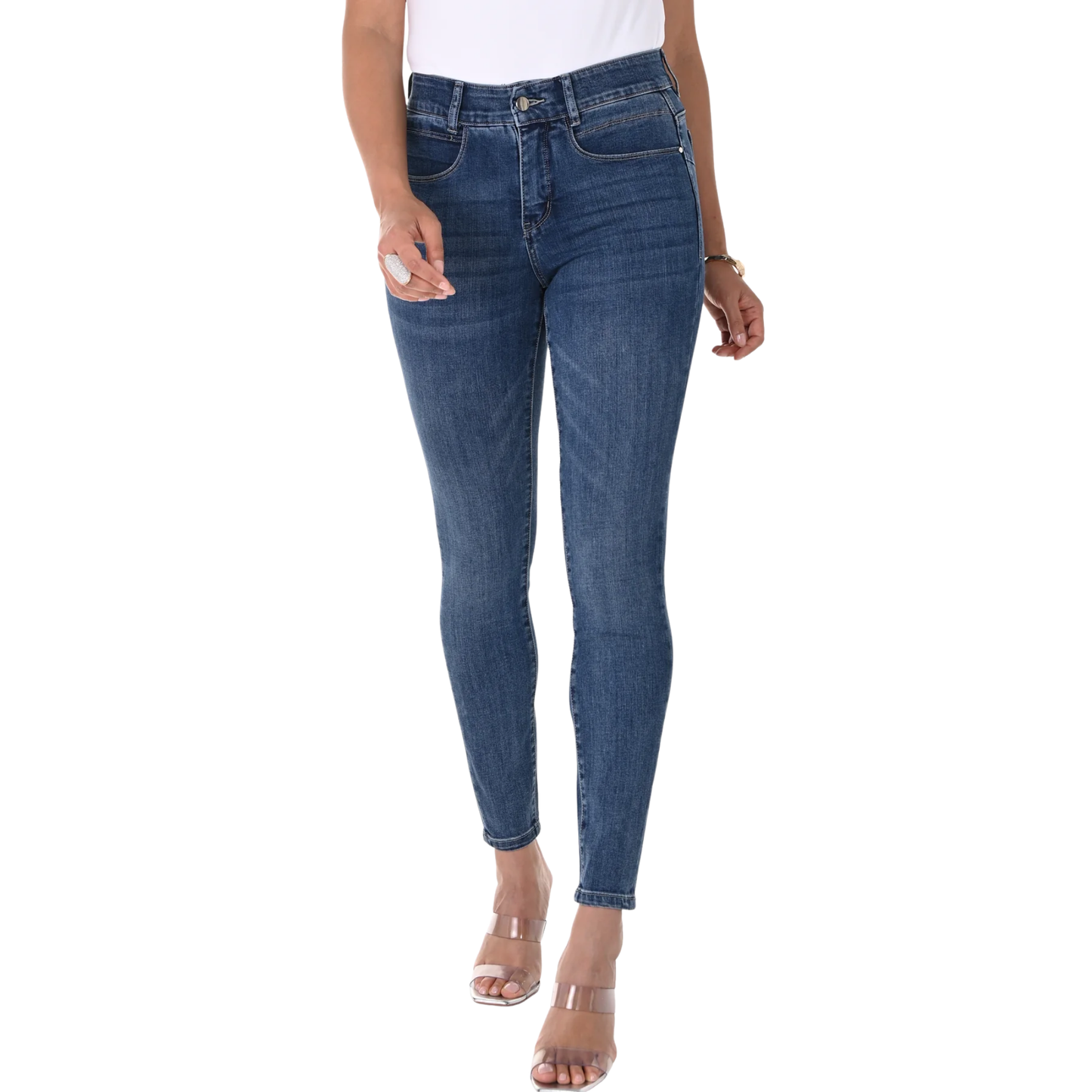 Slim High Rise Jeans
