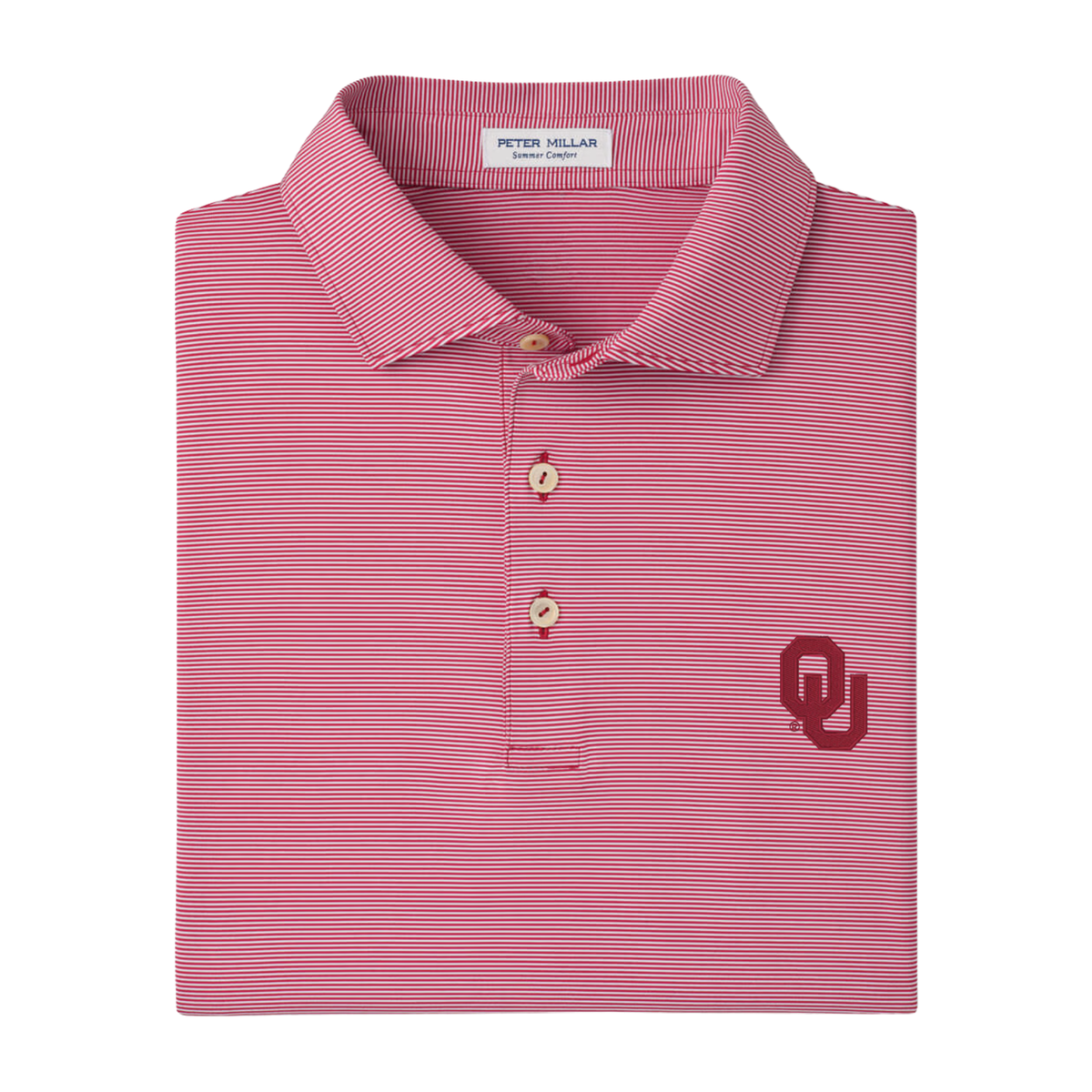 Oklahoma Jubilee Stripe Performance Polo