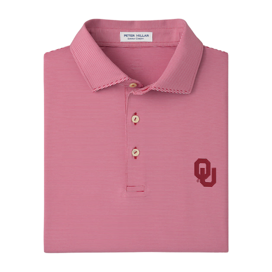 Oklahoma Jubilee Stripe Performance Polo