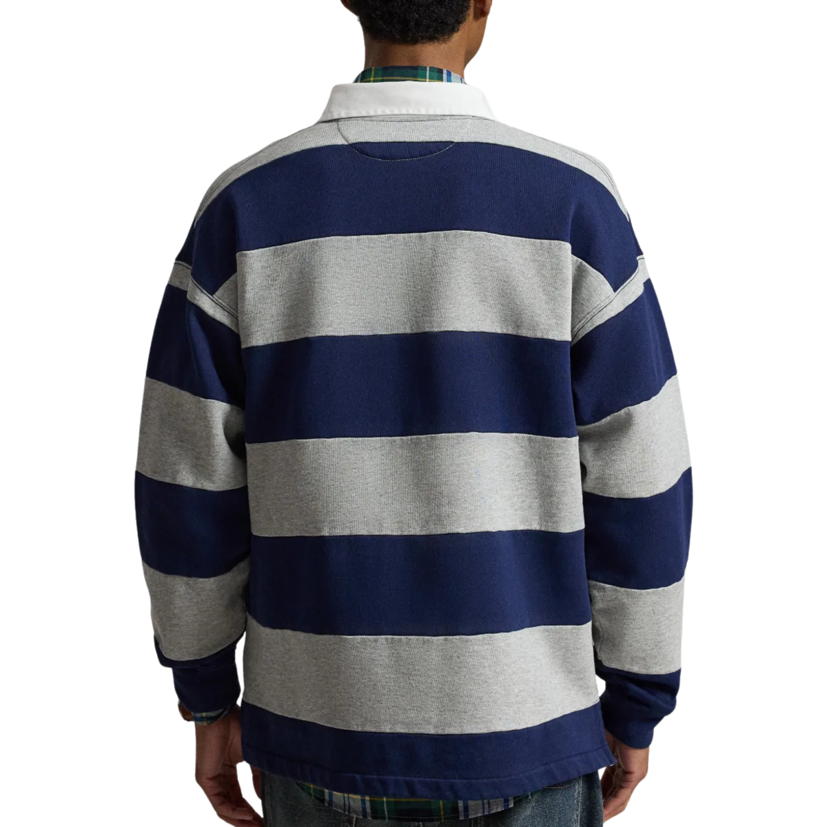 LS Athletic Fleece Litchfield Bear Stripe Rugby Polo