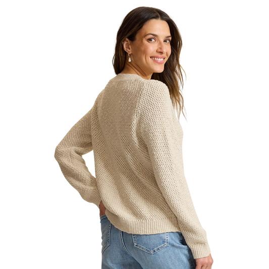 Surf Shore Basket Stitch Crew