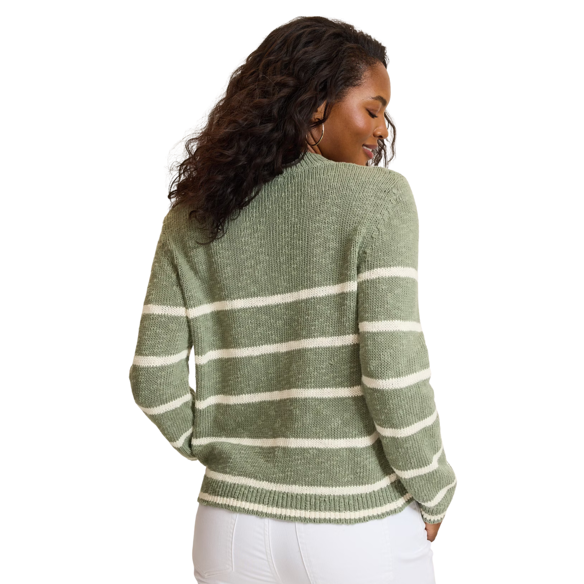 Surf Shore Cotton Stripe Crew