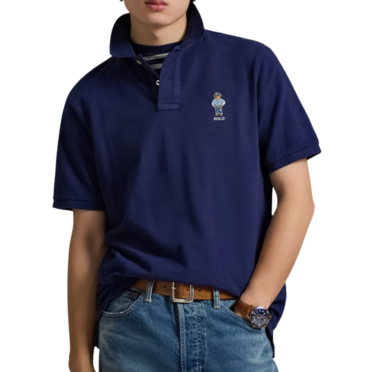 Polo Bear Mesh Polo Shirt